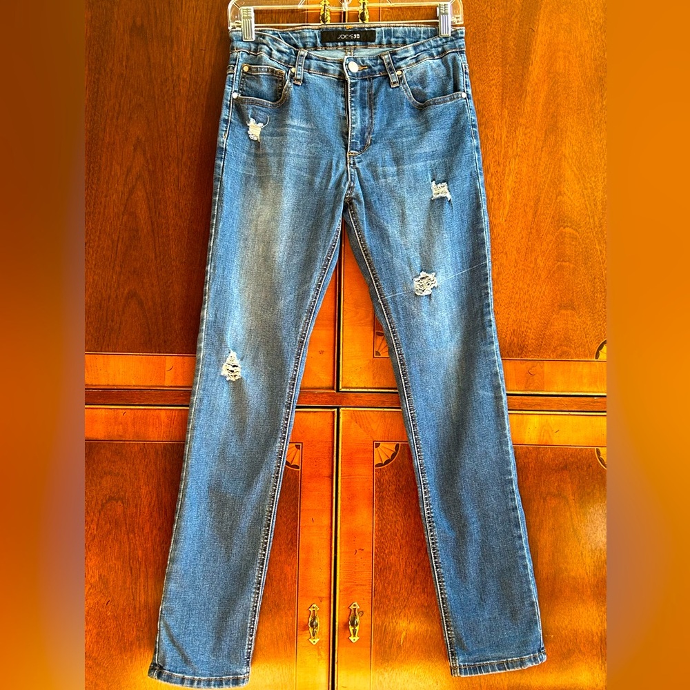 JOE’S s14 girl’s distressed skinny jeans